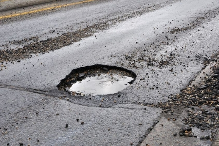 Navigating potholes